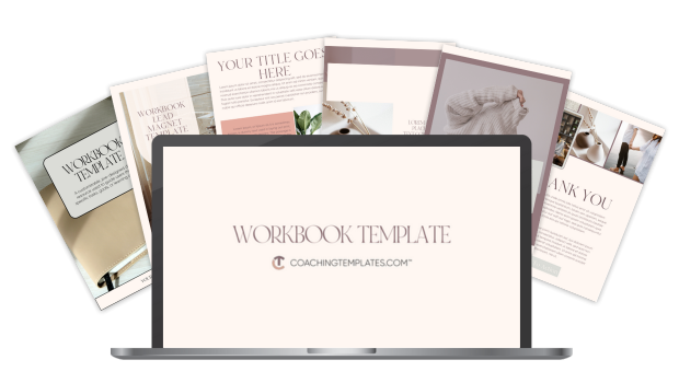 WORKBOOK TEMPLATE MOCKUP