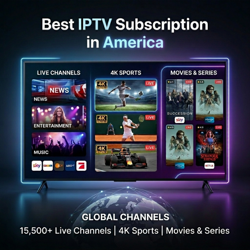 أفضل اشتراك IPTV في أمريكا
